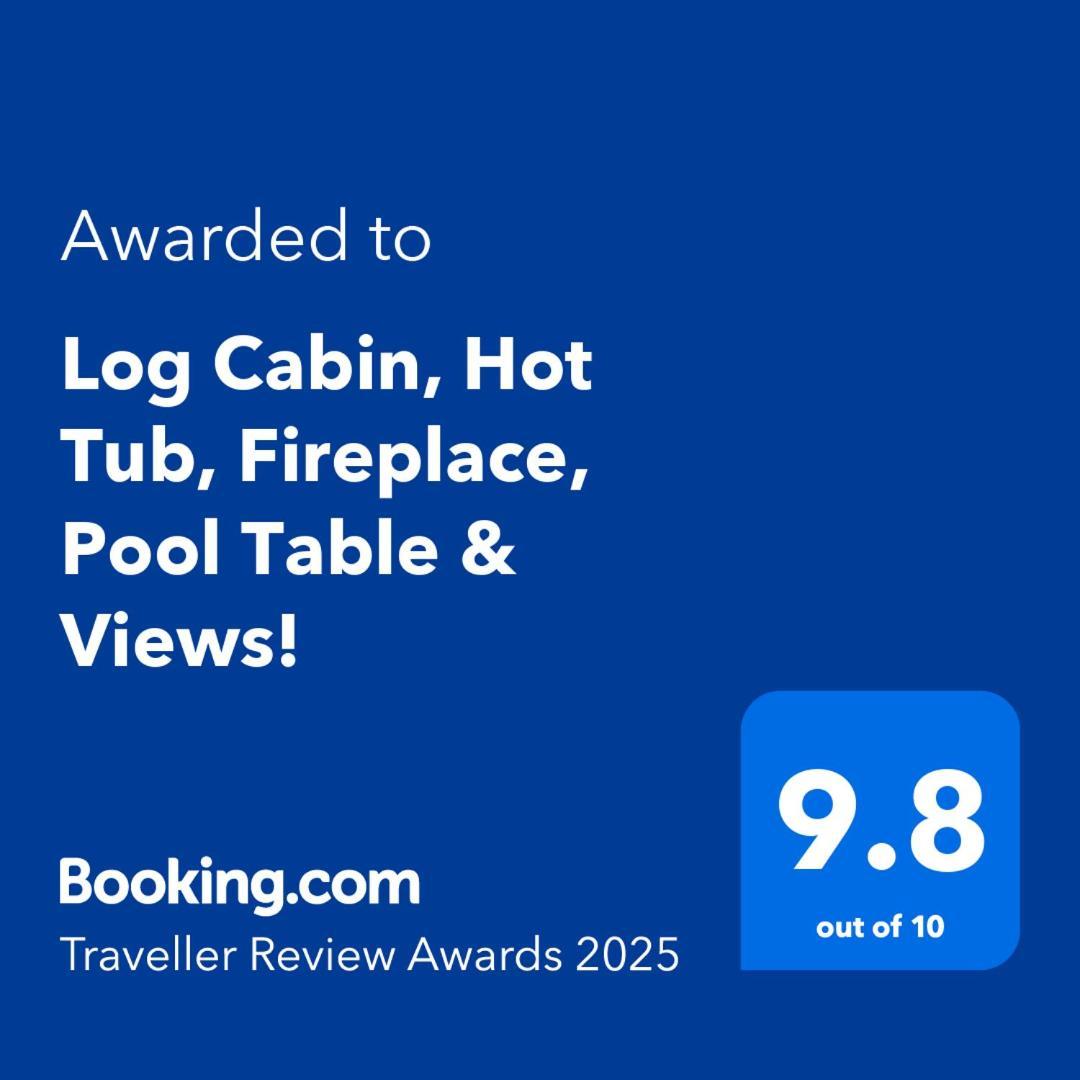 Log Cabin, Hot Tub, Fireplace, Pool Table & Views! Sevierville Bagian luar foto